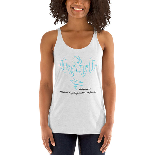 I can do all things Racerback Tank